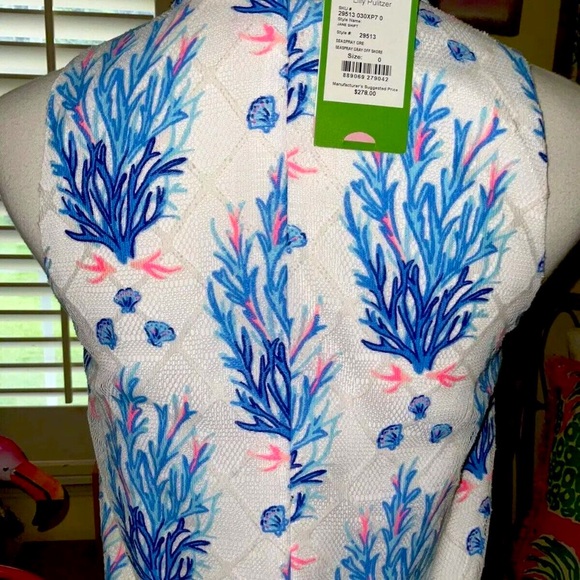 Lilly Pulitzer NWT Jane Shift Dress Seaspray Off Shore $278 HTF! Size 6 - Picture 4 of 6